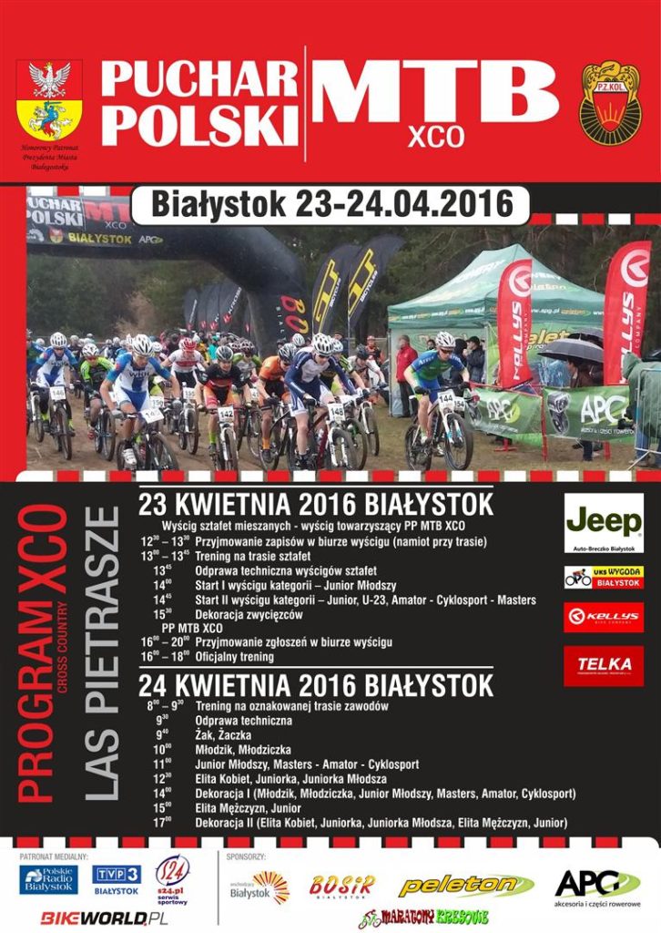 pp xco Bialystok - Plakat MTB - 2016