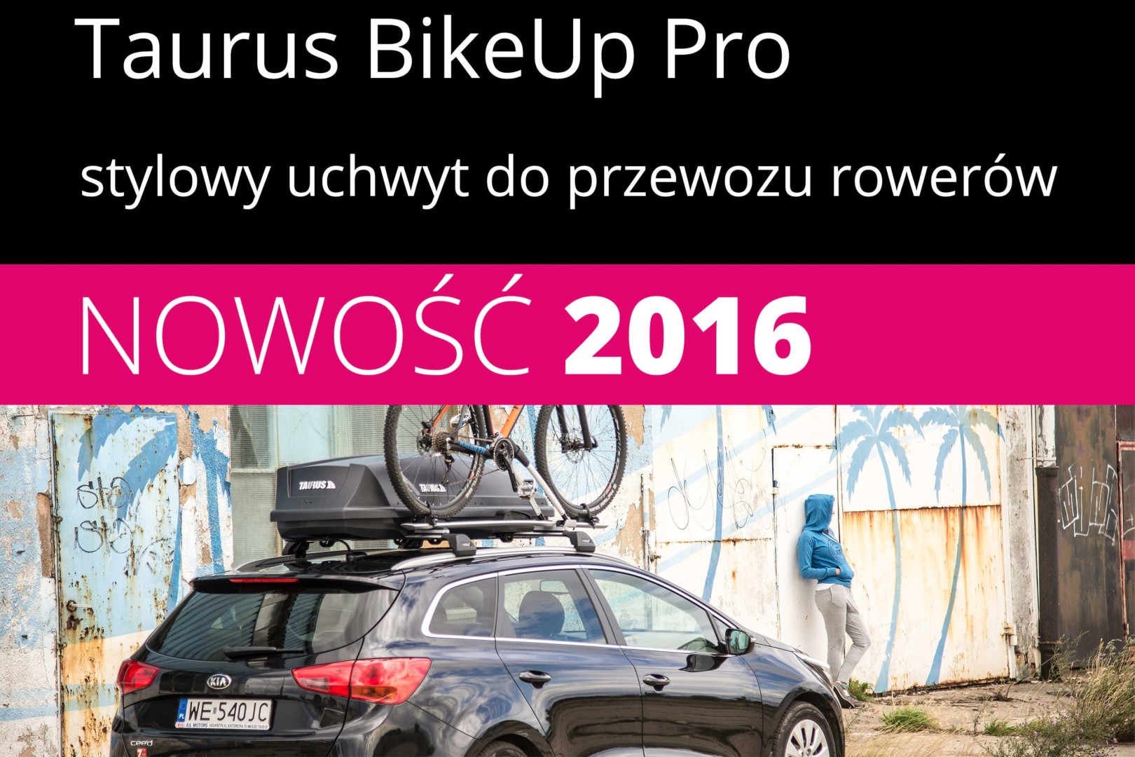 Taurus BikeUp Pro – nowy bagażnik rowerowy