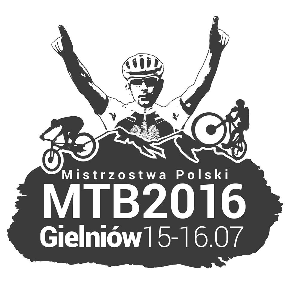mistrzostwa polski w kolarstwie górskim 2016 gielniów logo