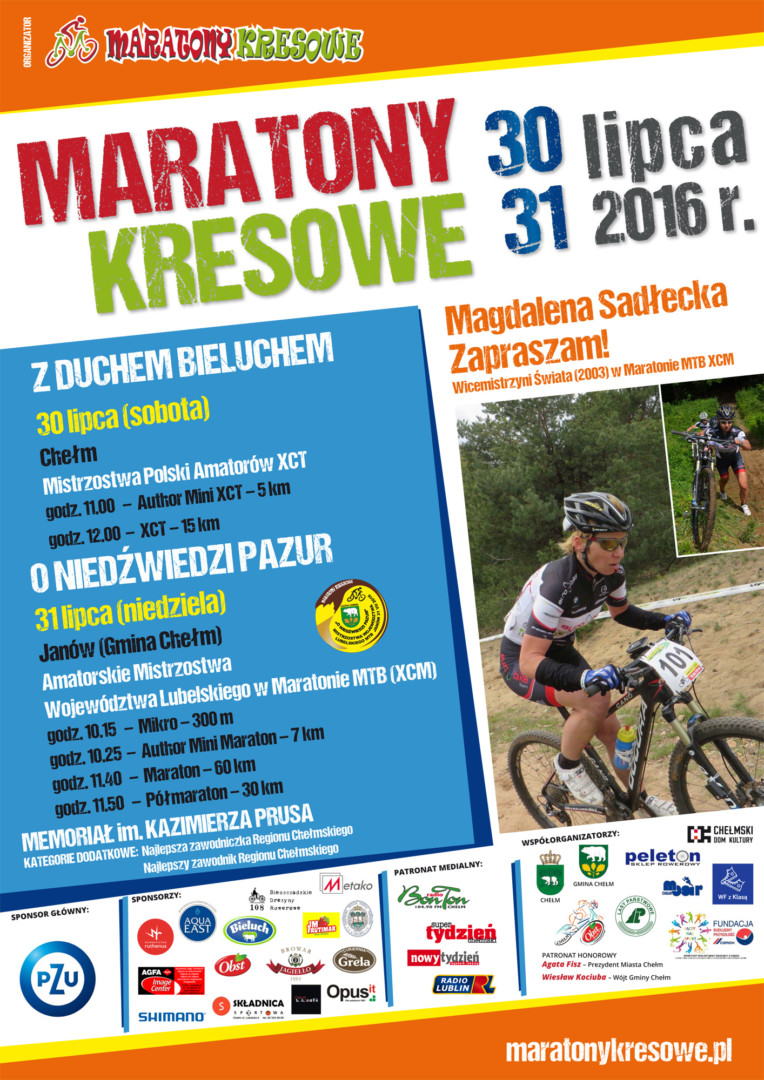 Maratony Kresowe zapraszają na Mistrzostwa Polski Amatorów XCT plakat