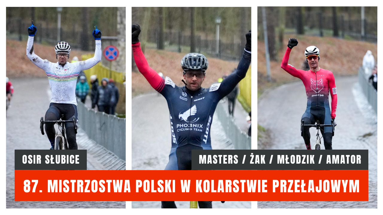Tytuły mistrzowskie w kategoriach Masters i Młodzik rozdane! | 87. Mistrzostwa Polski w kolarstwie przełajowym 2024, Słubice | WYNIKI