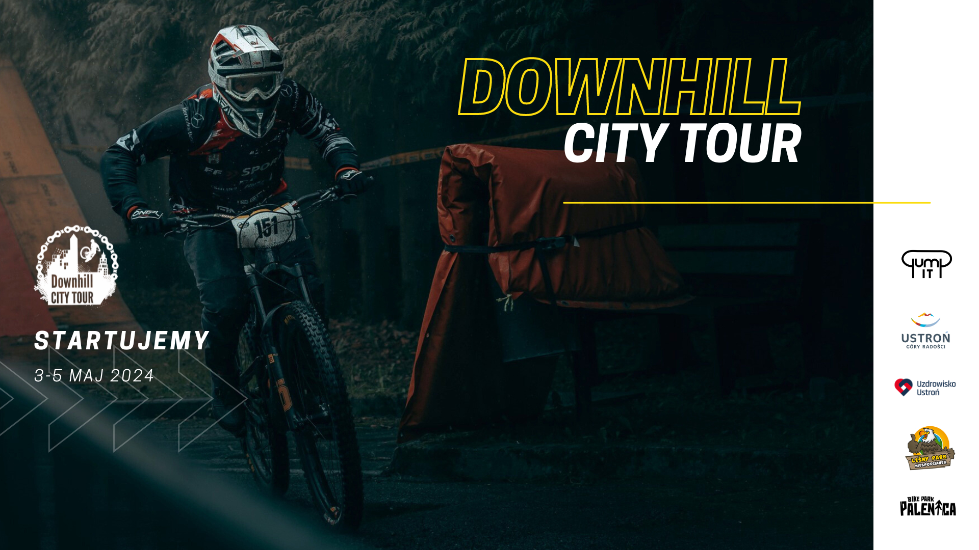 Rowerowe emocje na najwyższym poziomie! | Downhill City Tour, Ustroń | ZAPOWIEDŹ