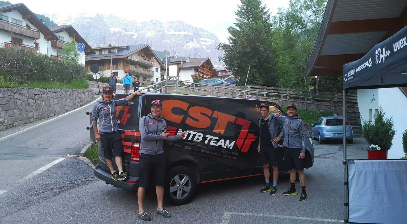 Zawodnicy CST 7R MTB Team na HERO Südtirol Dolomites 2019