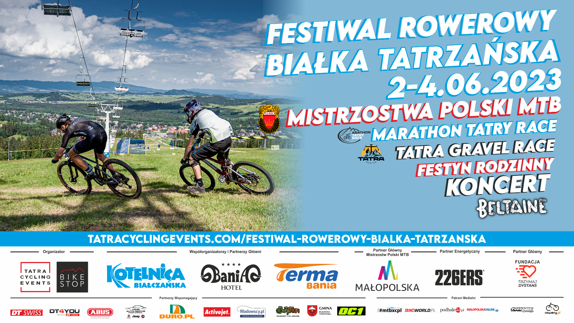Mistrzostwa Polski MTB XCO w ramach Festiwalu Rowerowego Białka Tatrzańska 2023 | ZAPOWIEDŹ