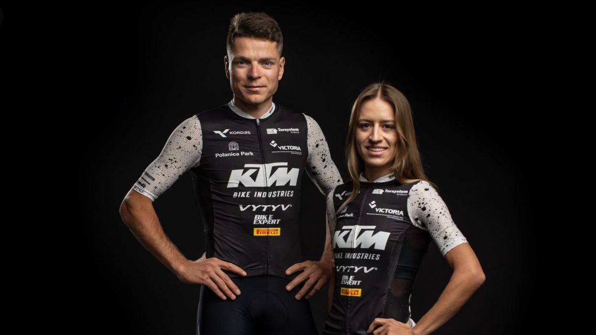 Filip Helta i Ola Podgórska w KTM SGR MTB Team