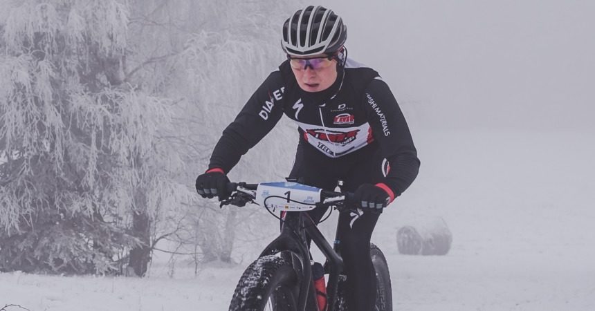 Maciej Stanowicz (Mitsubishi Materials MTB Team) – Monteria Fat Bike Race Góry Stołowe, Karłów