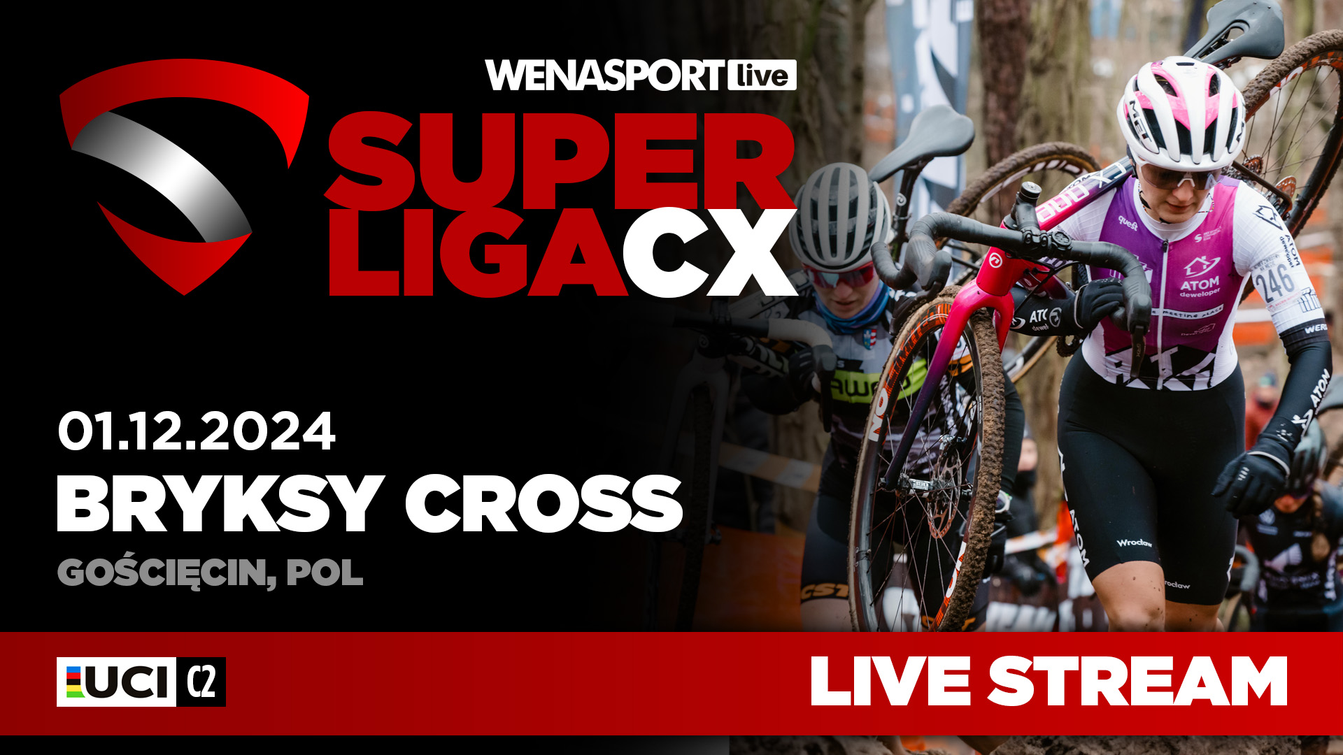 OGLĄDAJ NA ŻYWO | WenasportLIVE Superliga CX wraca już w niedzielę! | XXXI Brysky Cross, Gościęcin | ZAPOWIEDŹ