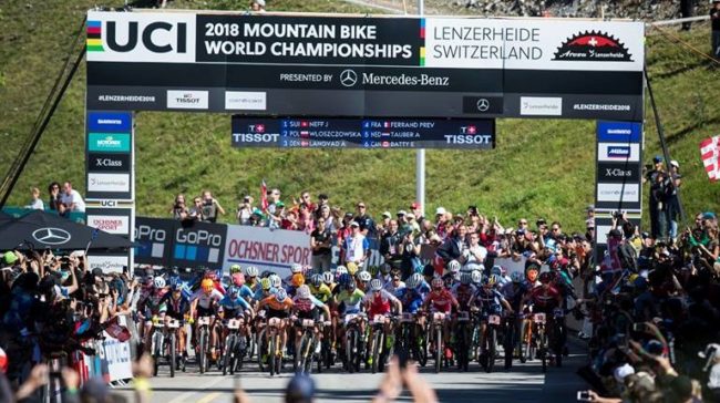Zawodnicy Volkswagen Samochody Użytkowe MTB Team po Mistrzostwach Świata w Lenzerheide
